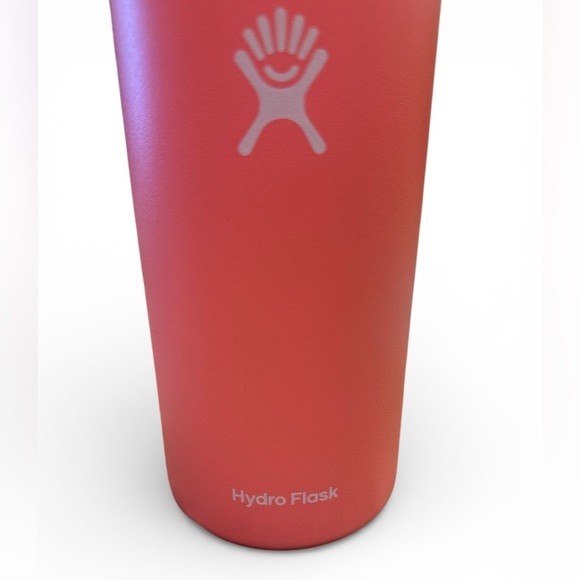 Hydro Flask 32 Oz Wide Mouth With Flex Cap Coral Pink Aqua Lid Stainless Steel - Picture 4 of 7